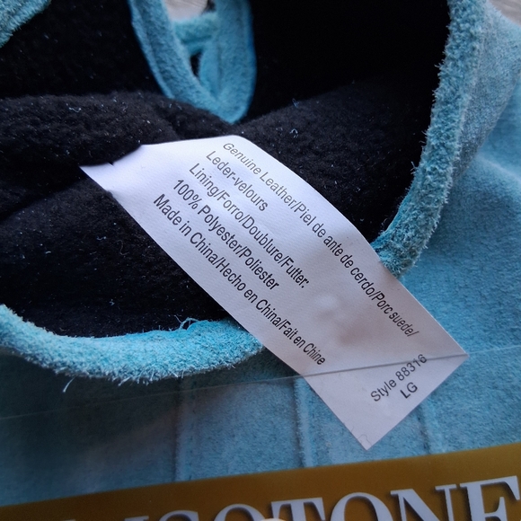 Vintage 》Isotoner Genuine Suede Everyday Leather Gloves 🐦 - Picture 8 of 9